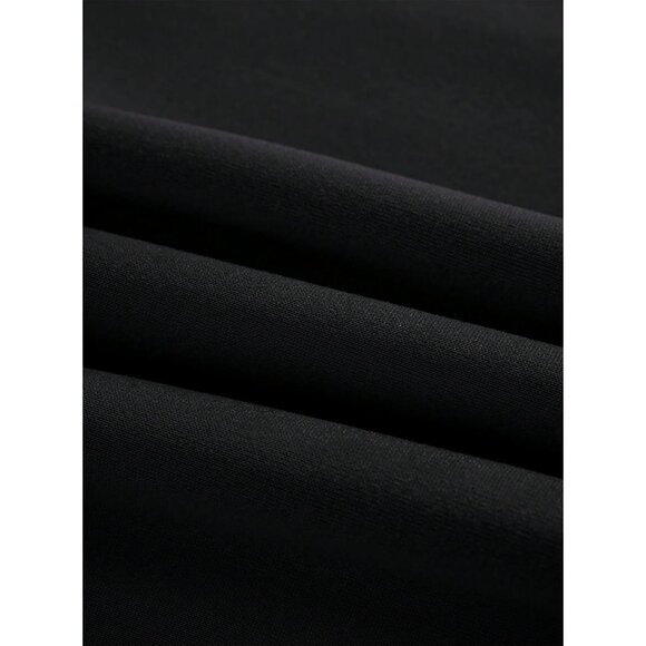 ⚡Women Black Wifey Imported Graphic Crewneck Long Sleeve Pullover Sweatshirt - Picture 4 of 5